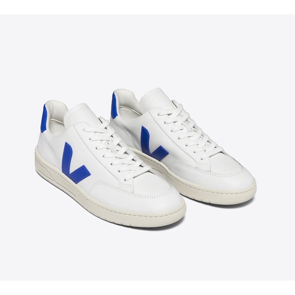Veja Paros Campo Sneakers White Blue Preppy Boho Neutral Elevated Basic 8